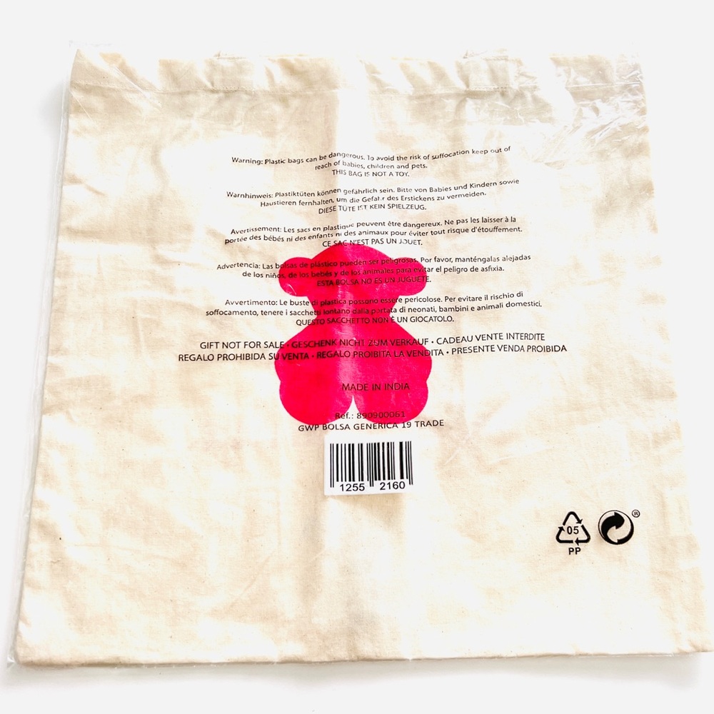 0156  TOUS FABRIC CANVAS TOTE BAG EXCLUSIVE LIMITED EDITION VIP GIFT